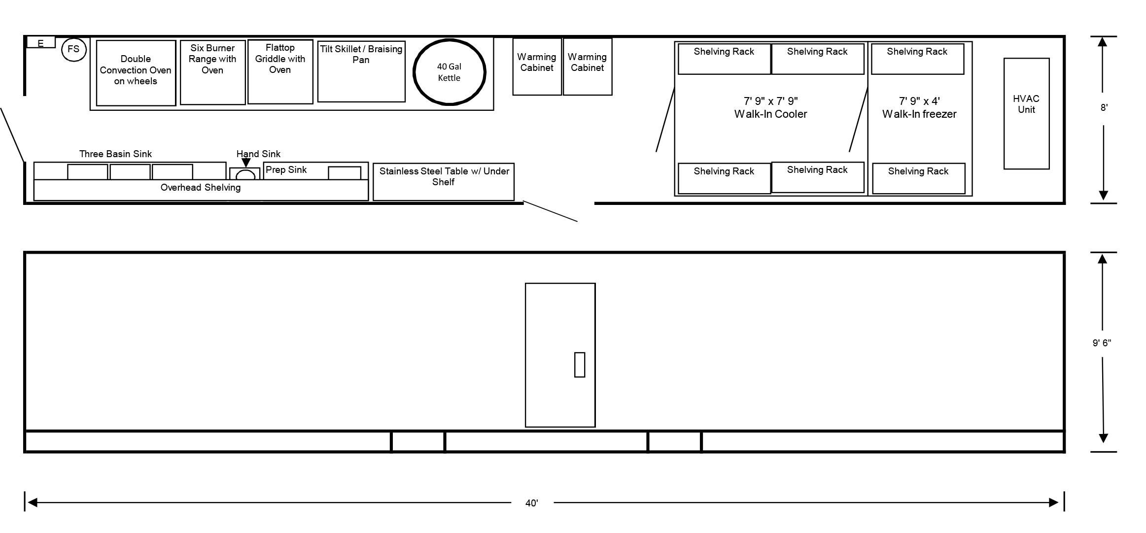 Example Shipping Container KItchen