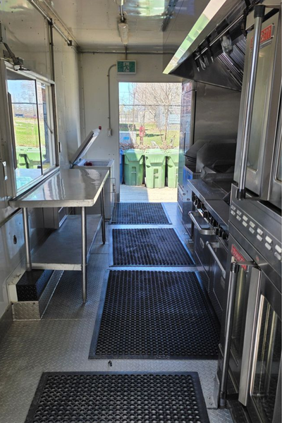 Mobile kitchen trailer provided for Lanark Lodge in Perth, Ontario